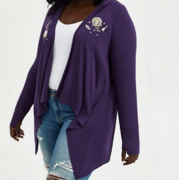 Torrid Haunted Mansion Madam Leota Drape Cardigan 1X - Picture 13 of 13